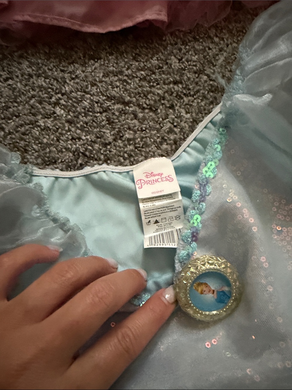 Disney Light Blue Cinderella-Inspired Sparkle Dress - Picture 2 of 4